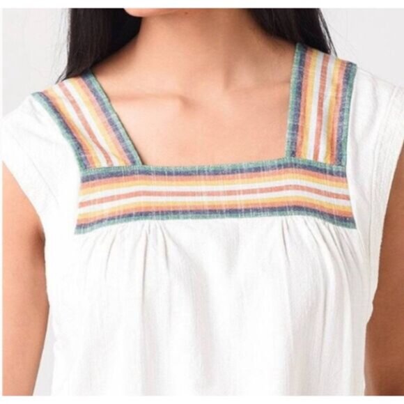 Faherty Hailee Dress ALS-Apres Soleil Stripe - Picture 2 of 6